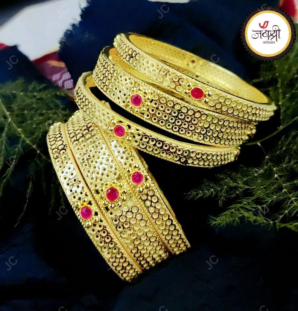 1 gm deals gold plated bangles